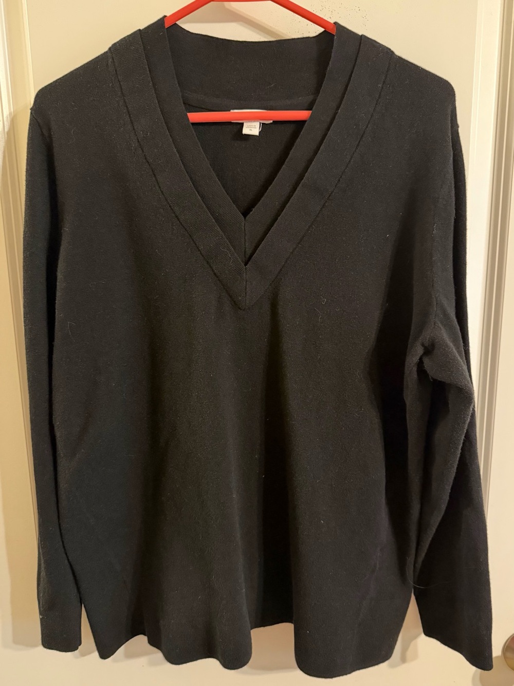 J. Jill  Black V-Neck Sweater